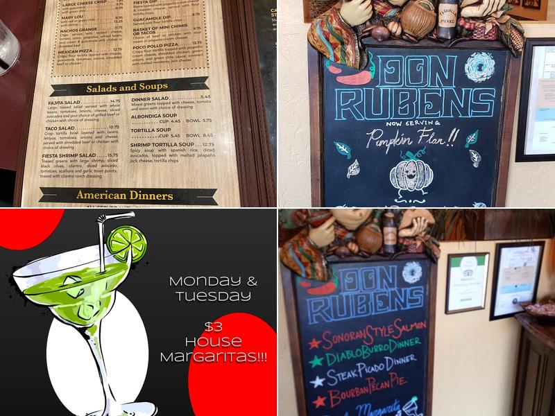 Sofia's Mexican Cuisine Menu