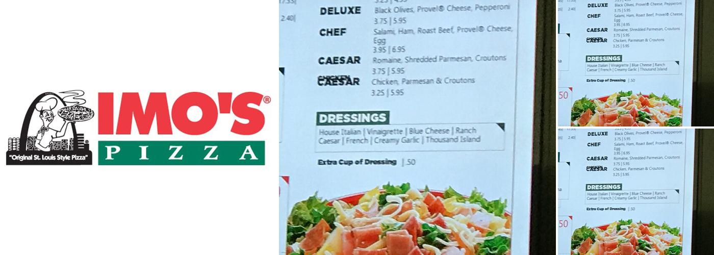 Imo's Pizza Menu