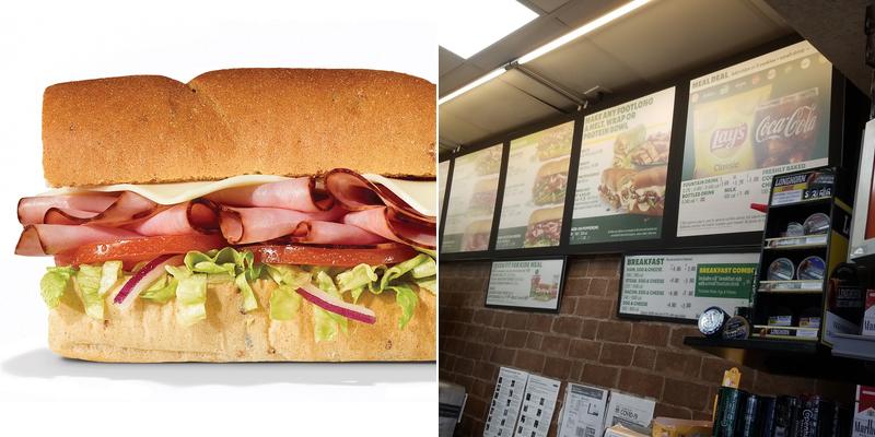 Subway Menu