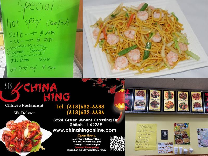 China Hing Menu