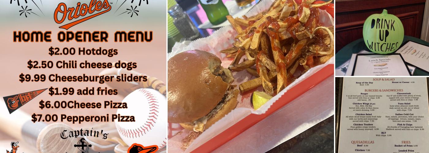 Captain's Bar & Grill Menu