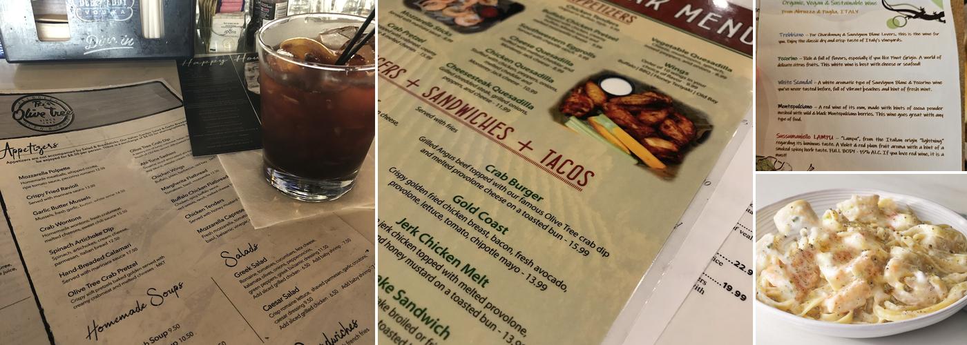 The Olive Tree Menu