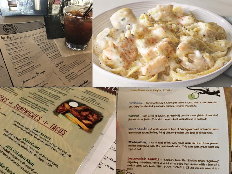 The Olive Tree Menu