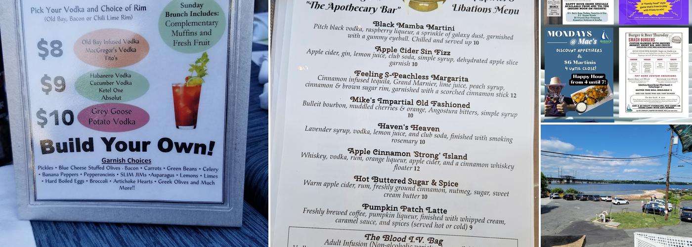 MacGregor's Restaurant Menu