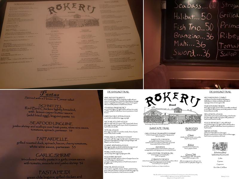 Rokerij Menu