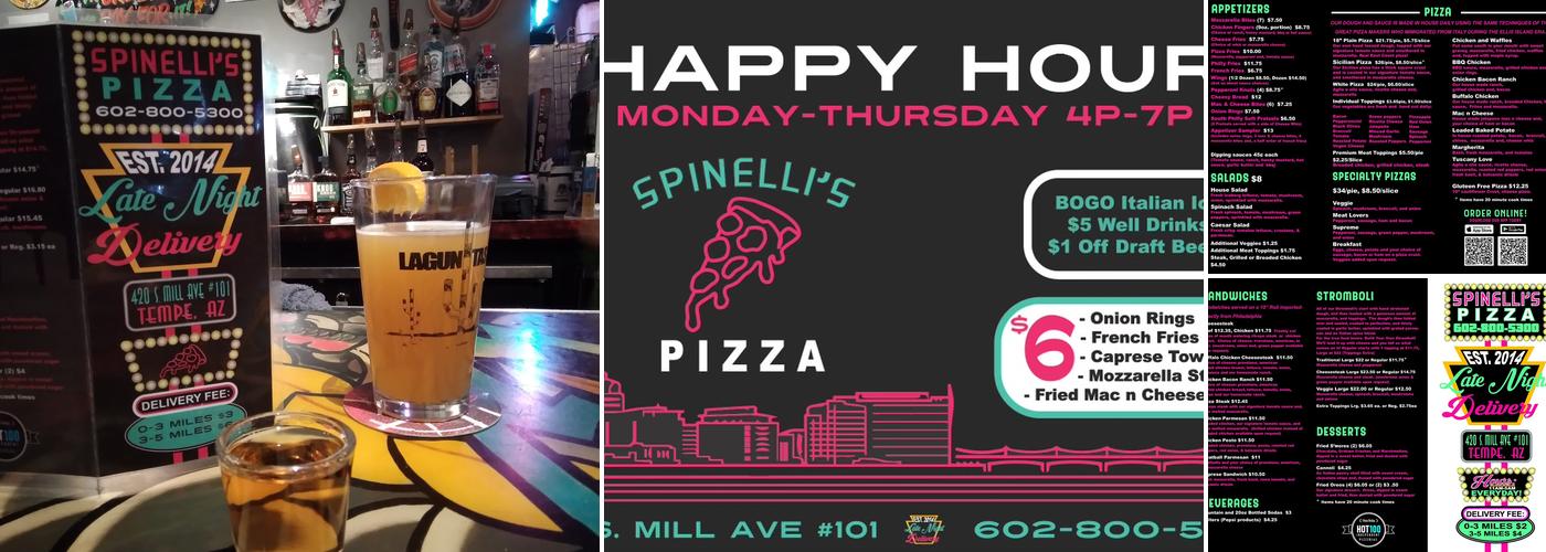 Spinelli's Pizza Menu