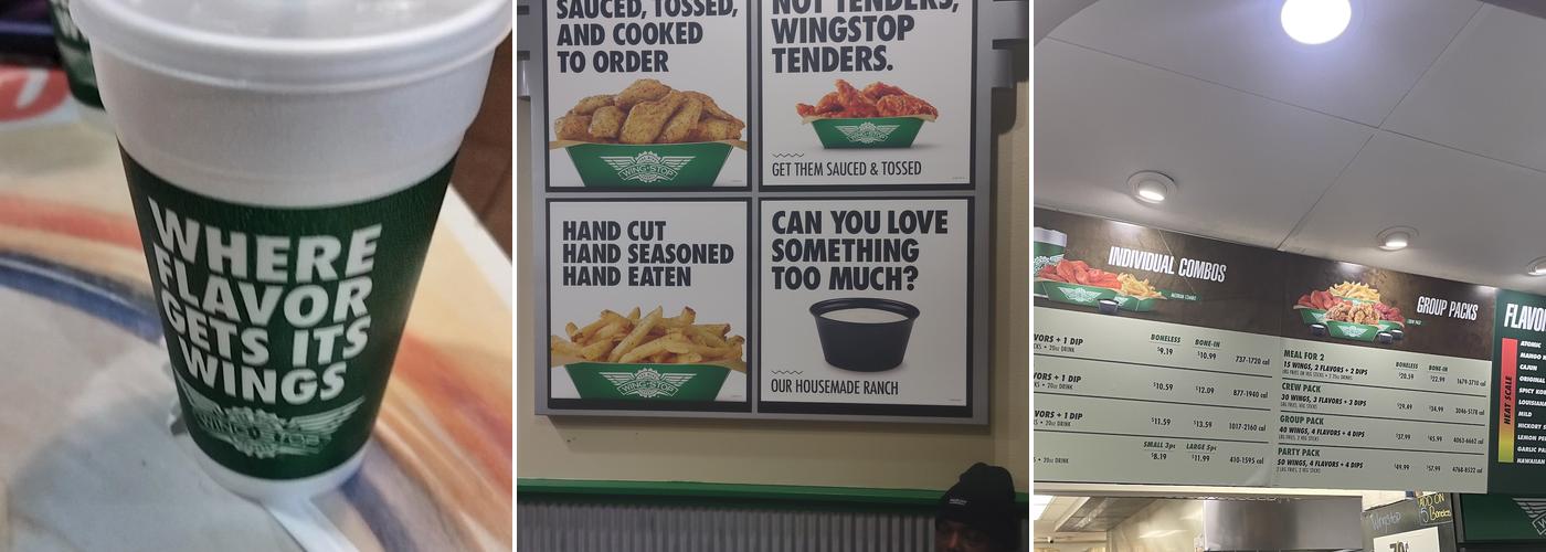 Wingstop Menu