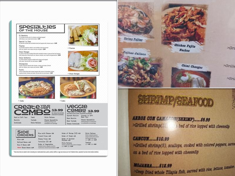 Mi Ranchito Menu