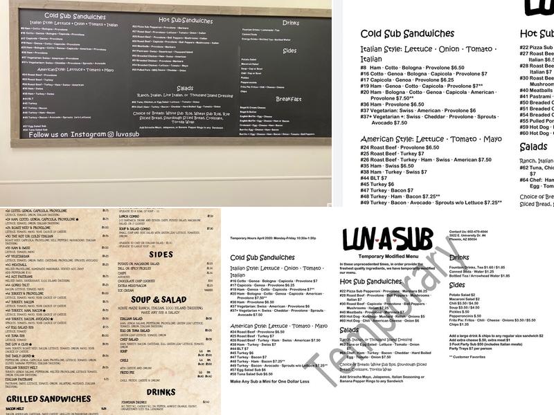 Luv a Sub Menu