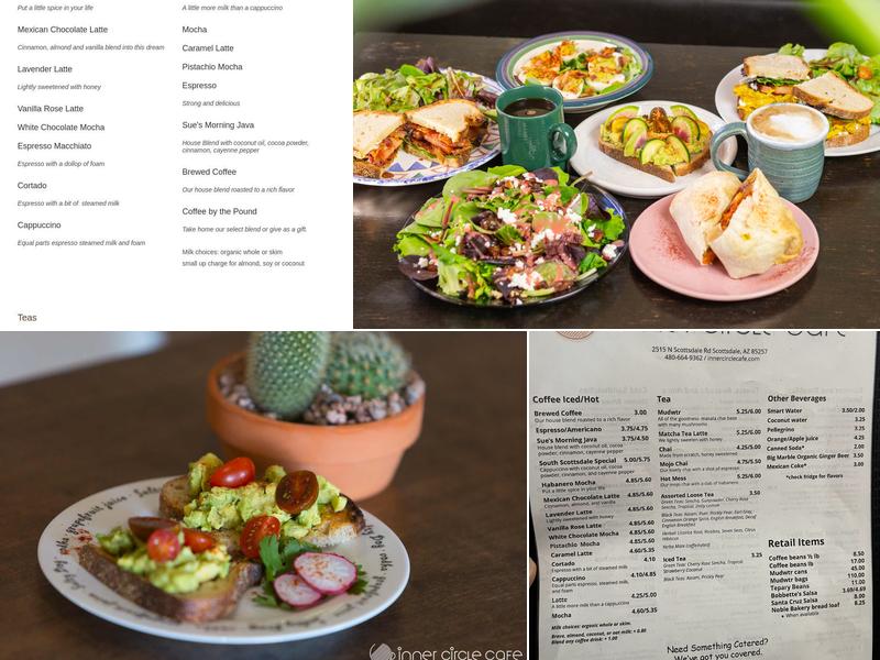 Inner Circle Cafe Menu
