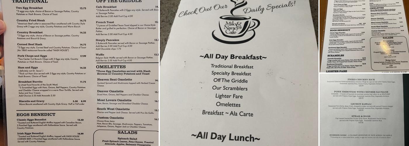 Temptations Cafe by Pandesal Republik Menu