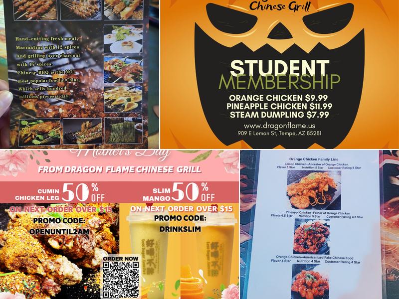 Dragon Flame Chinese Grill 龙焱烧烤 Menu