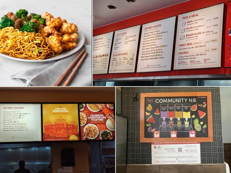 Panda Express Menu