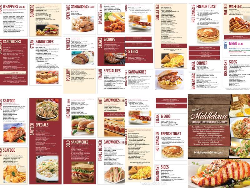 Middletown Diner Menu