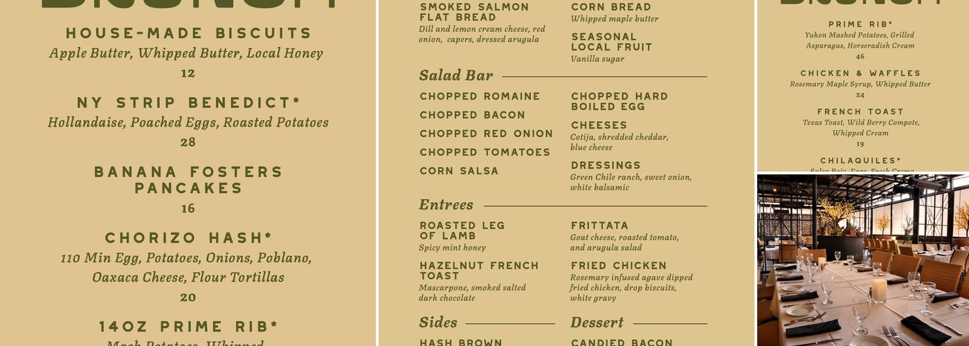 Roaring Fork Menu