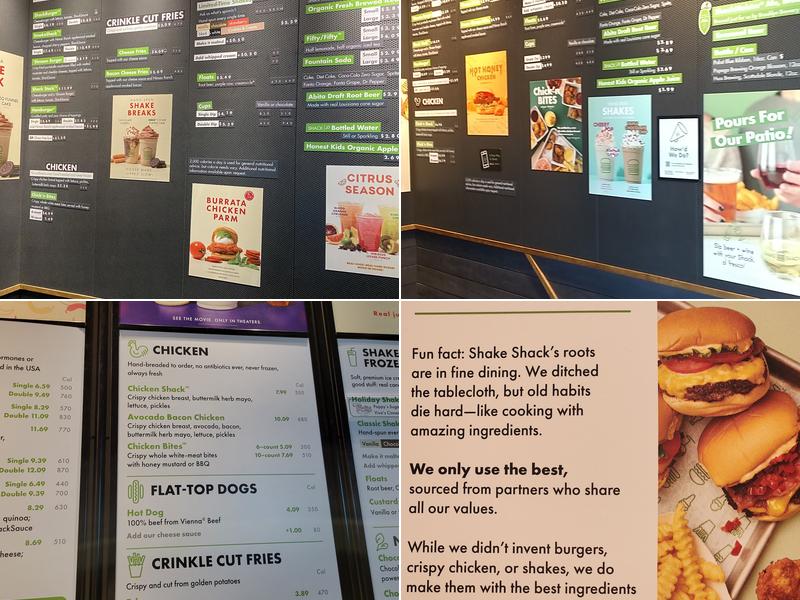 Shake Shack Uptown Plaza - Camelback & Central Menu