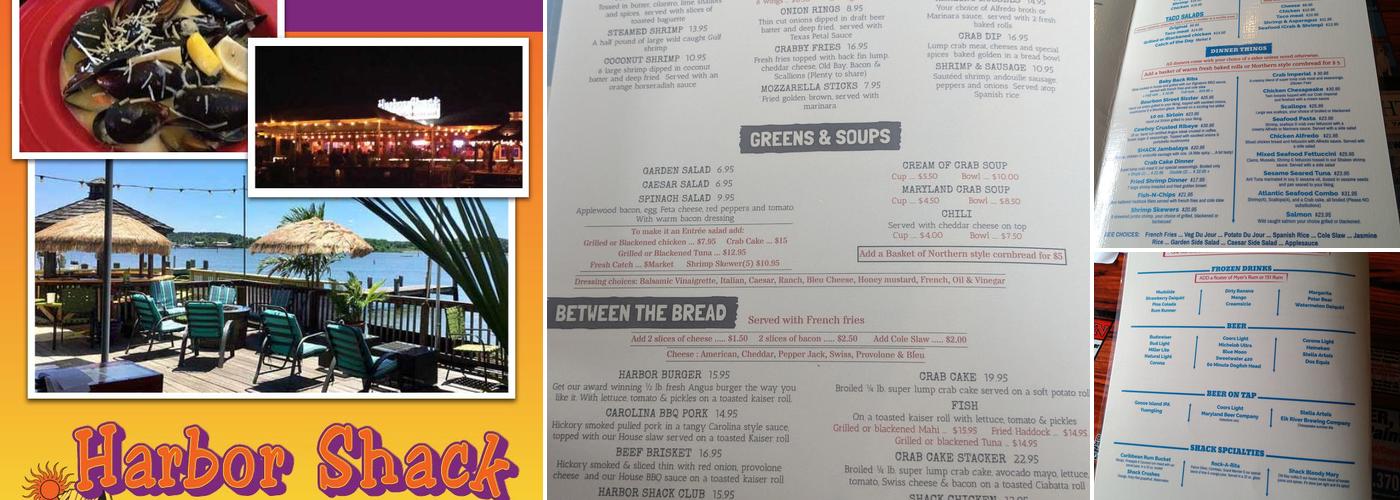Harbor Shack Menu
