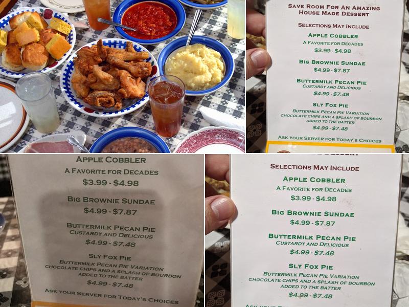 Tanglewood Ordinary Restaurant Menu