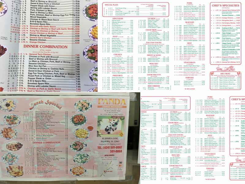 Panda Kitchen Menu
