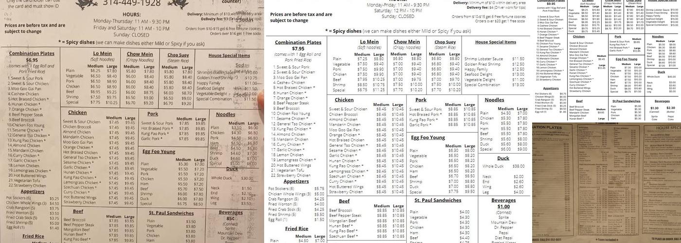 Grand Wok Chinese Kitchen Menu