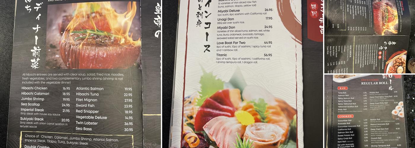 Miyabi Menu