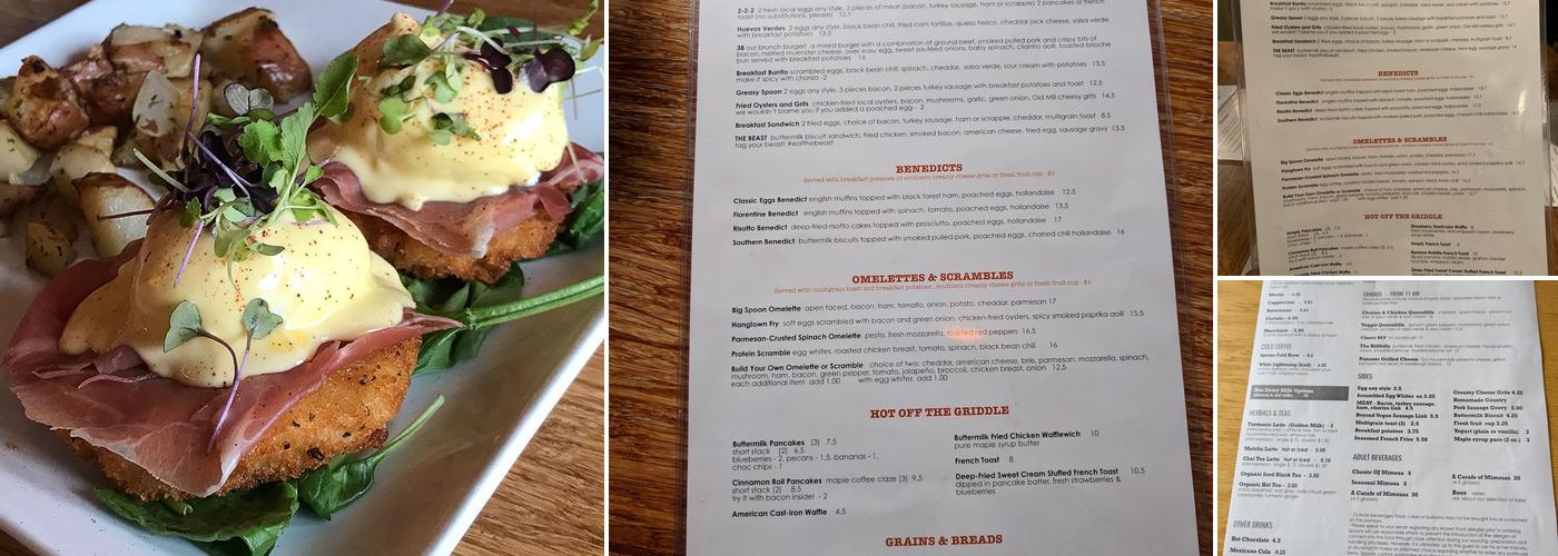 Spoons Menu