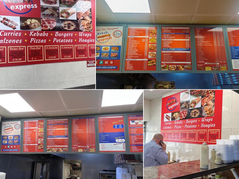 Kebab Express Menu