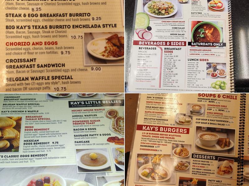 Kay's Kafe Menu