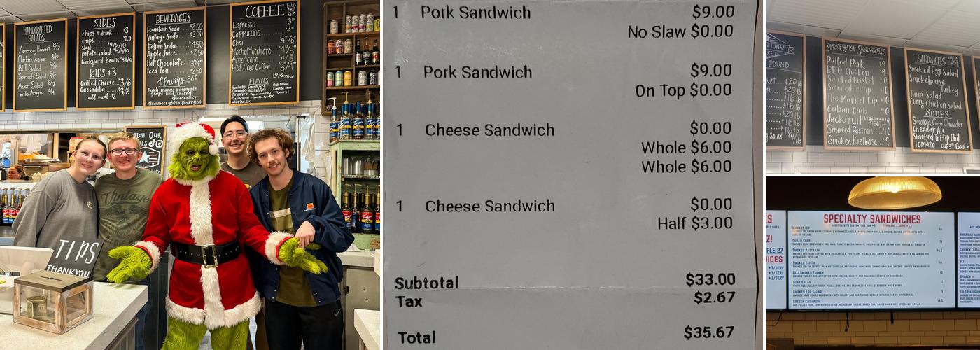 American Way Smokehouse Menu