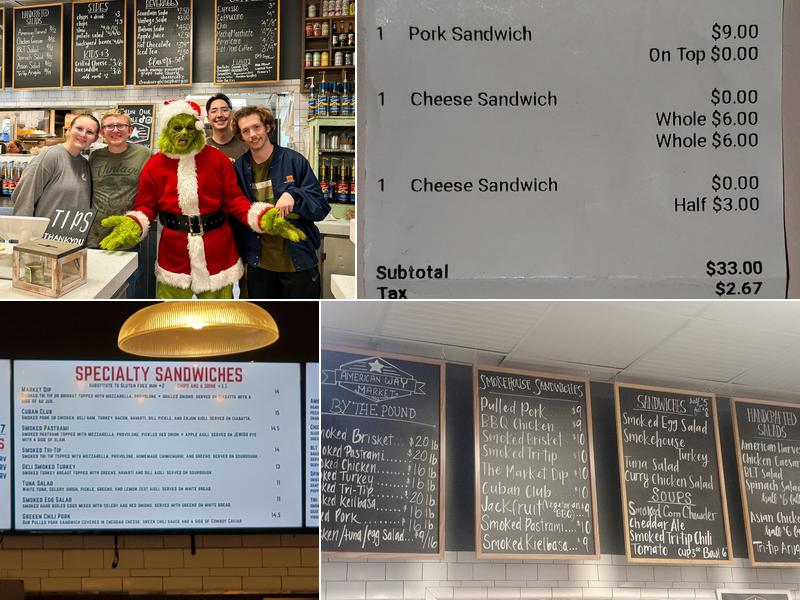 American Way Smokehouse Menu