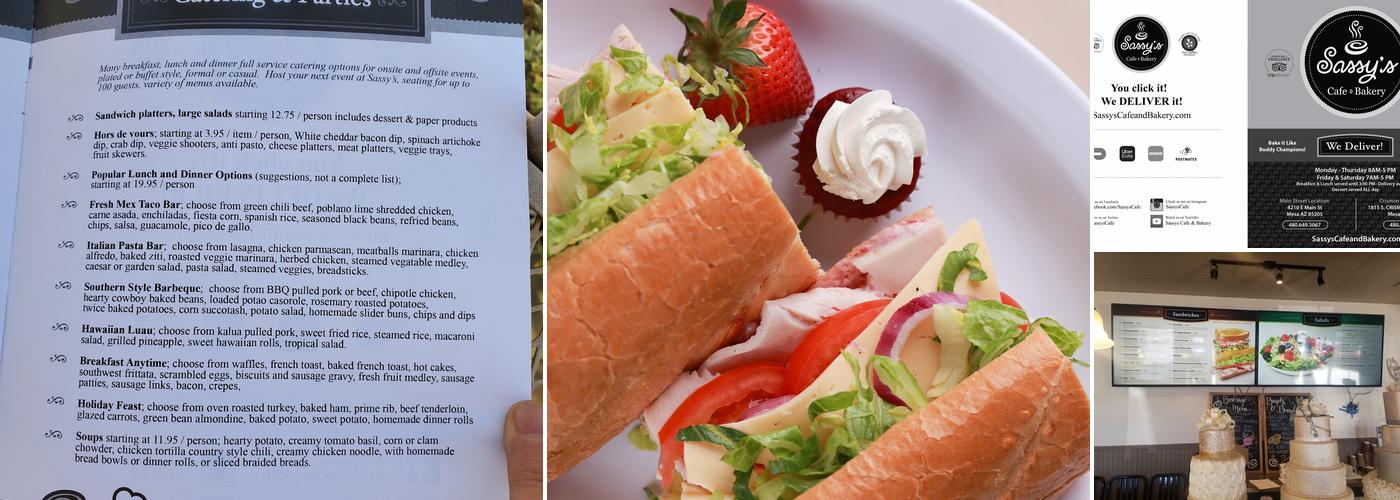 Sassy's Cafe & Bakery Menu