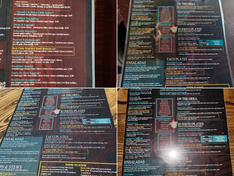 La Ristra New Mexican Kitchen Menu