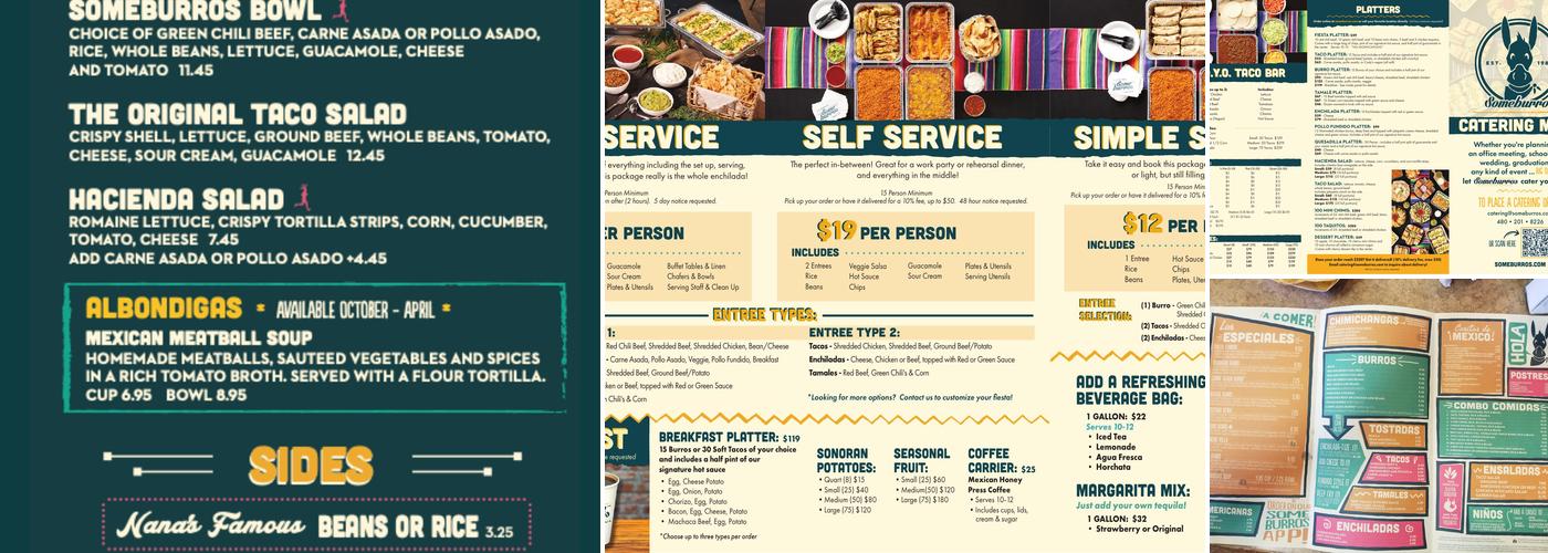 Someburros Menu