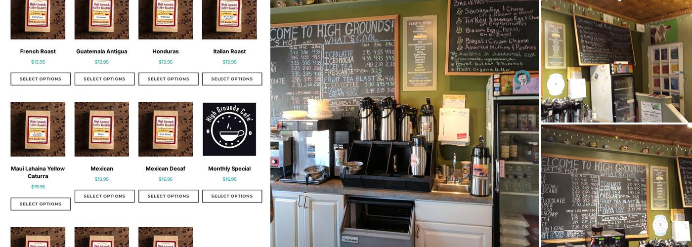 High Grounds Cafe Menu