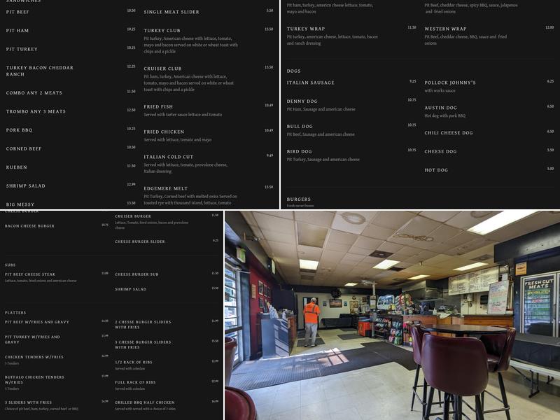 Cruiser's Pit Beef Menu