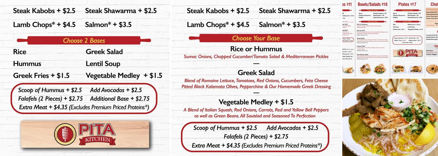 Pita Kitchen - Avondale Menu