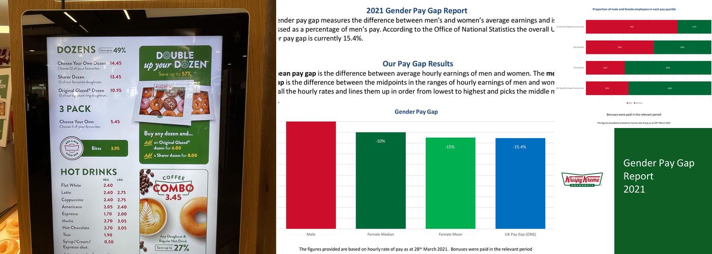Krispy Kreme Reading Menu