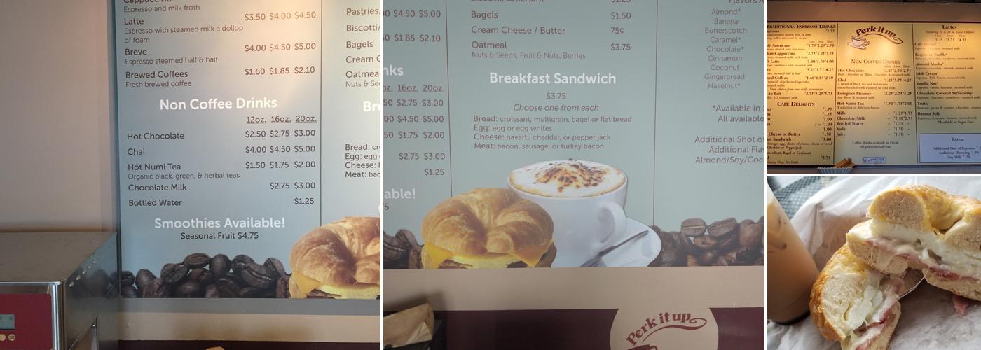 Perk It Up Menu