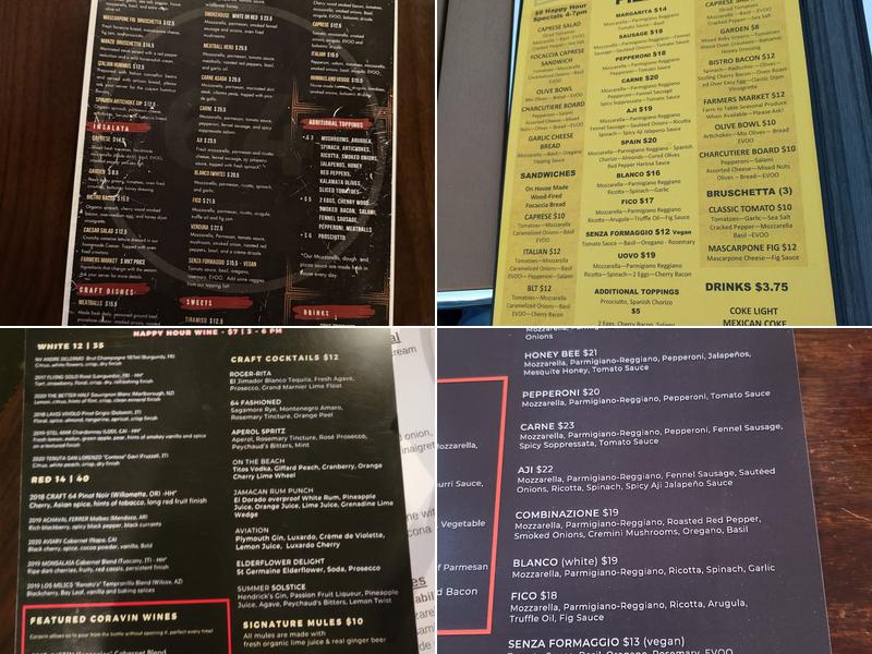 Craft 64 Scottsdale Menu