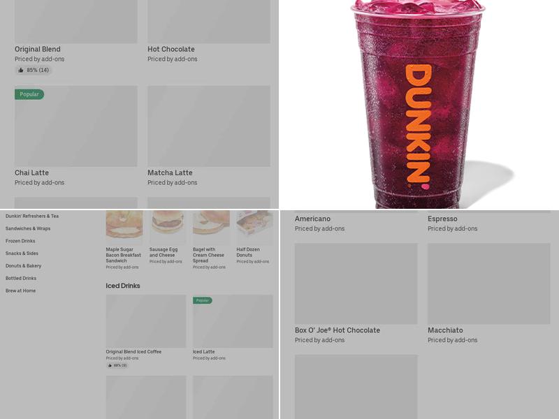 Dunkin' Menu