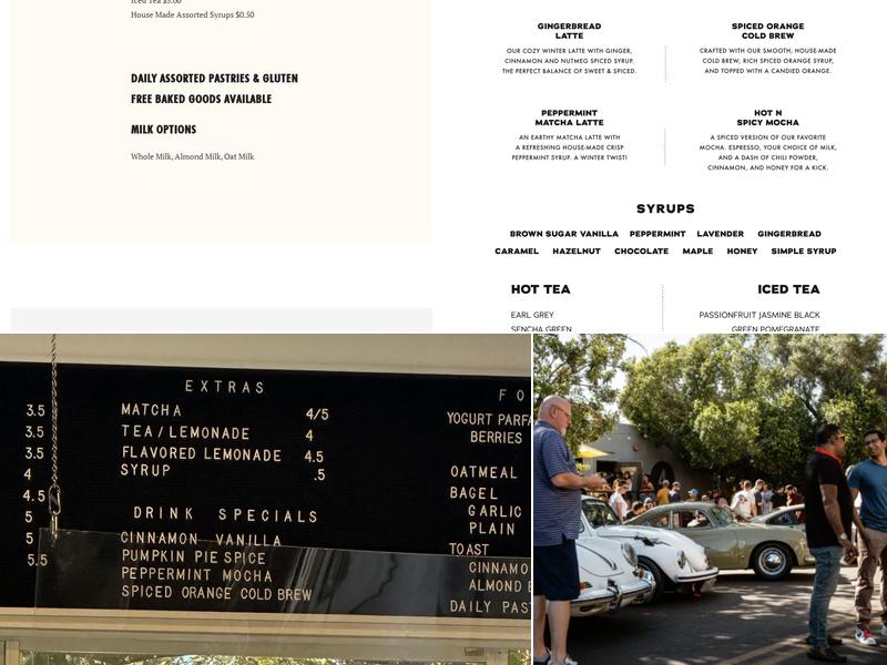 Fourtillfour Cafe Menu