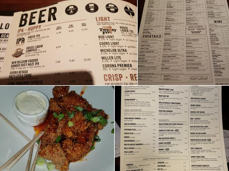 Yard House Menu