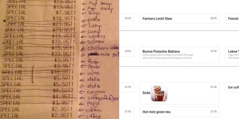 Aromas Cafe and Catering Menu