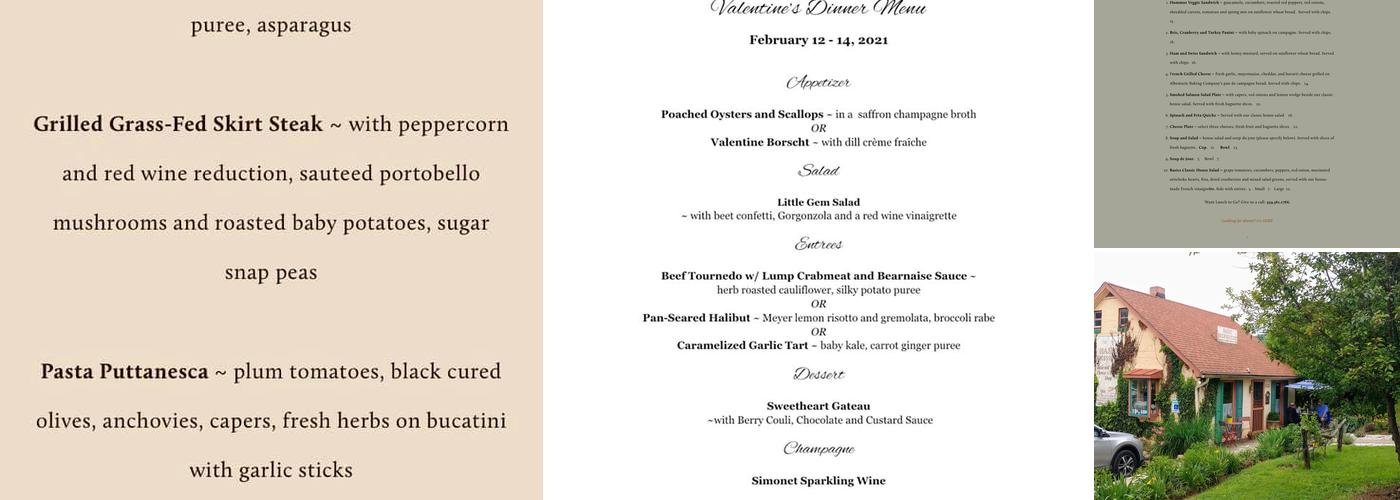 Basic Necessities Menu