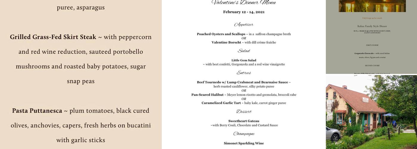 Basic Necessities Menu