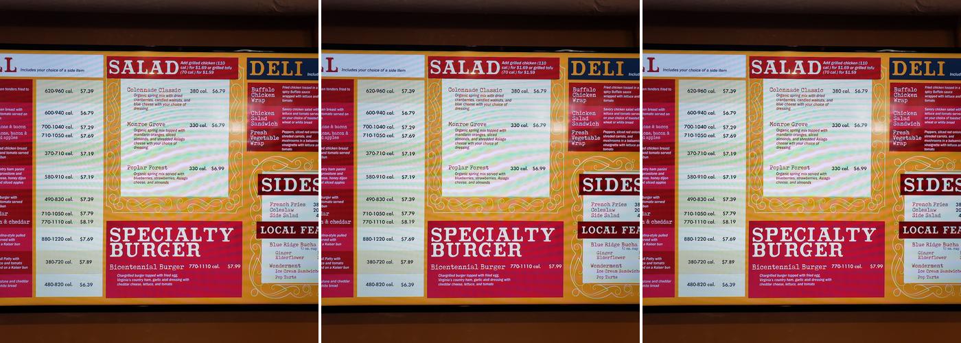 West Range Café Menu