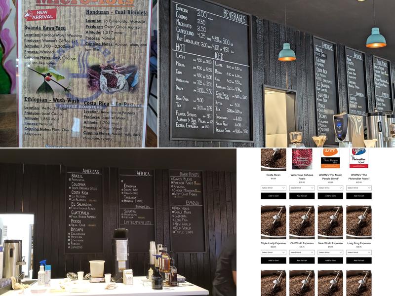 Shenandoah Joe Coffee Roasters Menu