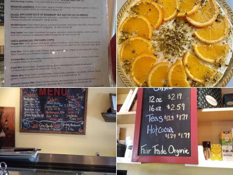 Sweet Bliss Bakery Menu