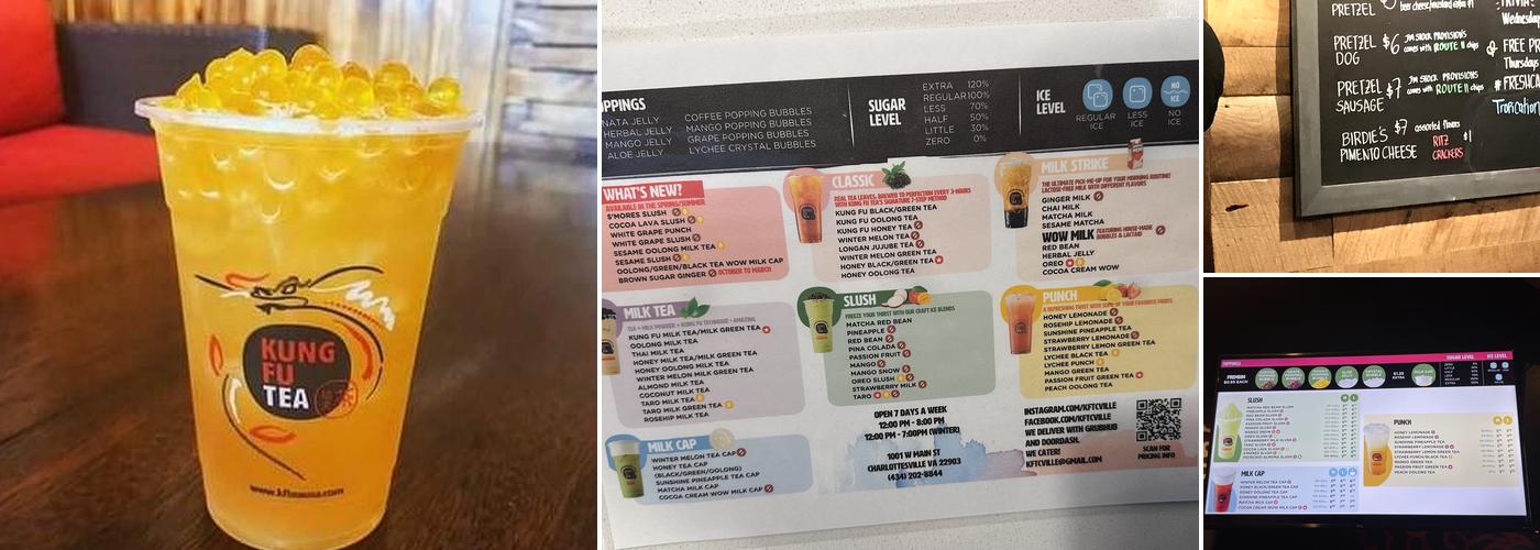 Kung Fu Tea Menu