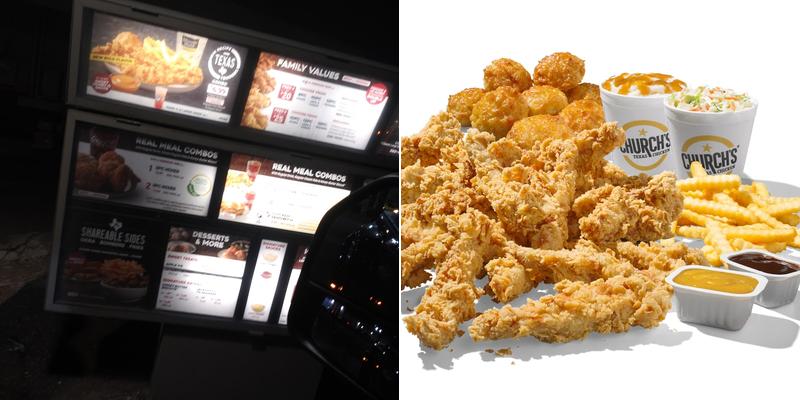 Church's Texas Chicken Menu